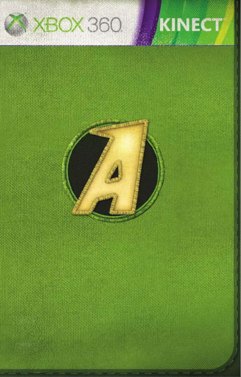 Imagen de la primera página del manual del dispositivo Kinect Adventures (Xbox 360)