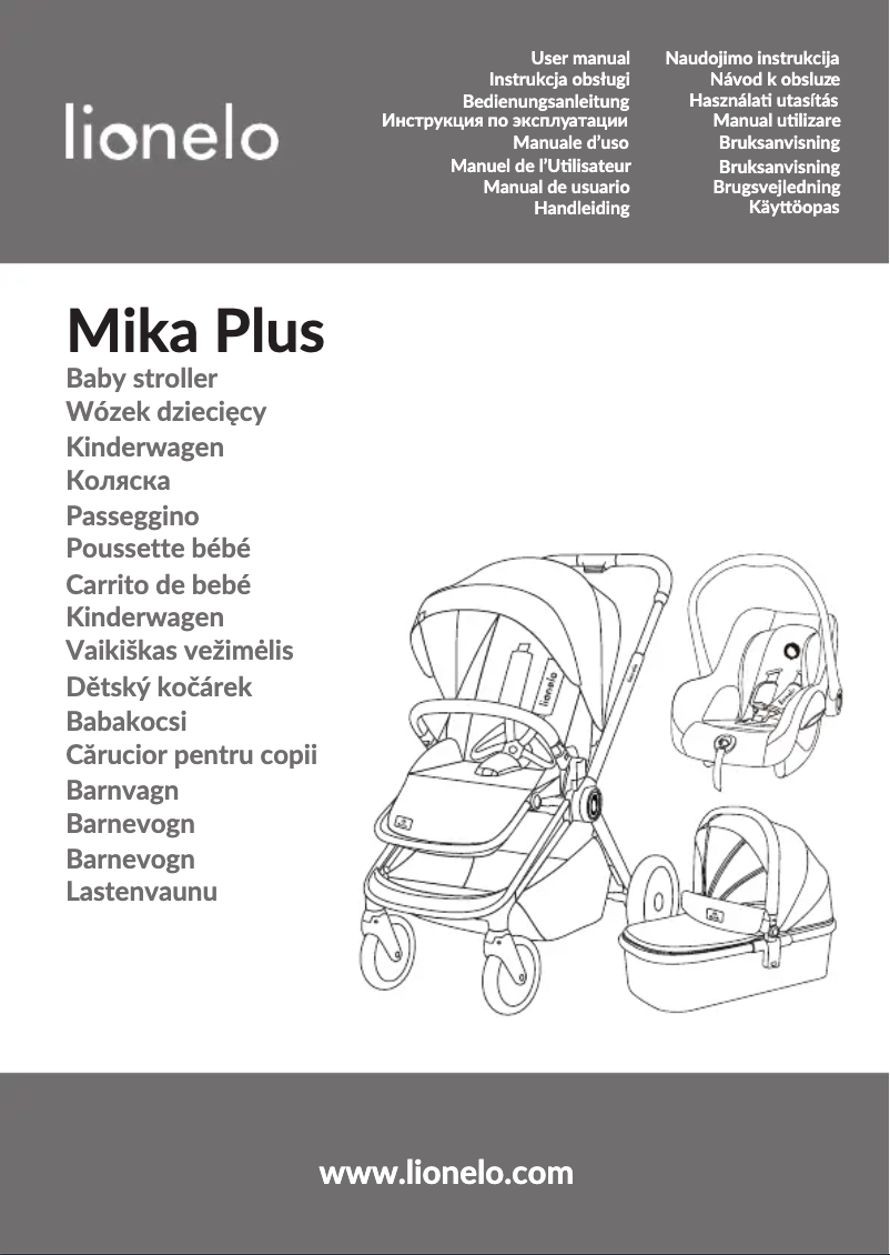 Página 1 del manual Manual de usuario Lionelo Mika Plus