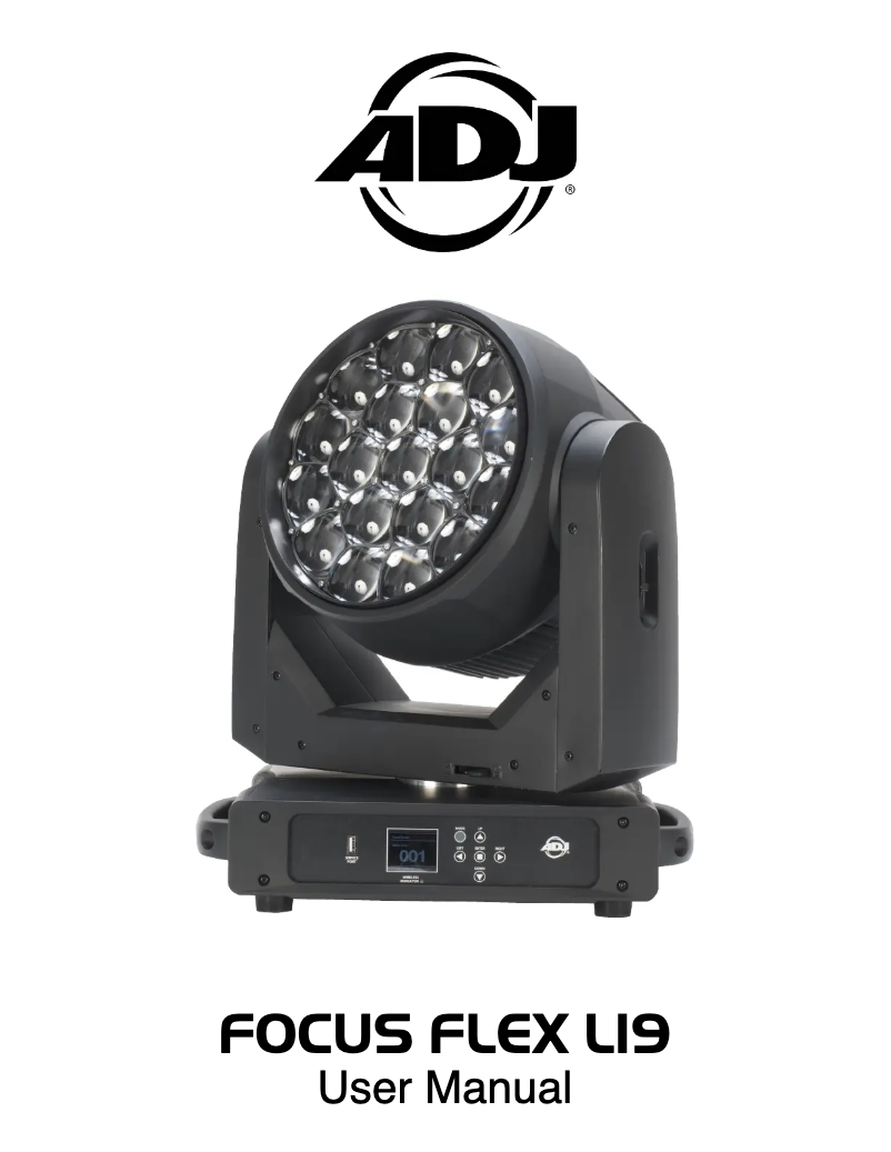 Página 1 del manual Manual de usuario Adj Focus Flex L19