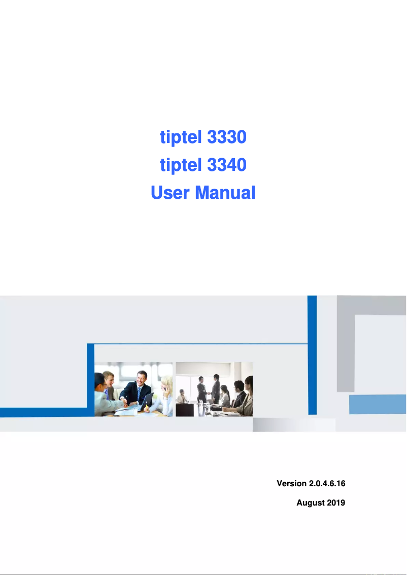 Imagen de la primera página del manual del dispositivo 3340