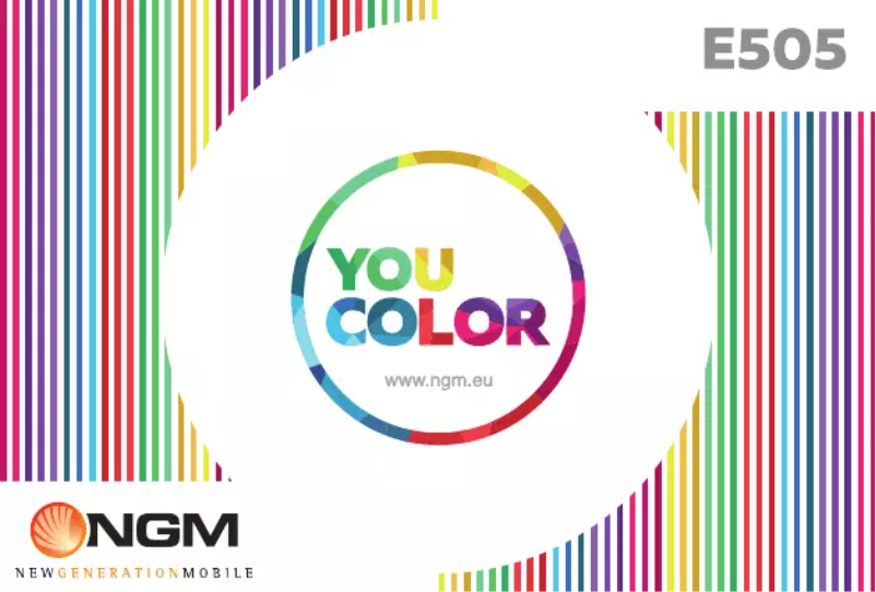 Página 1 del manual Manual de usuario NGM-Mobile You Color E505 smartphone