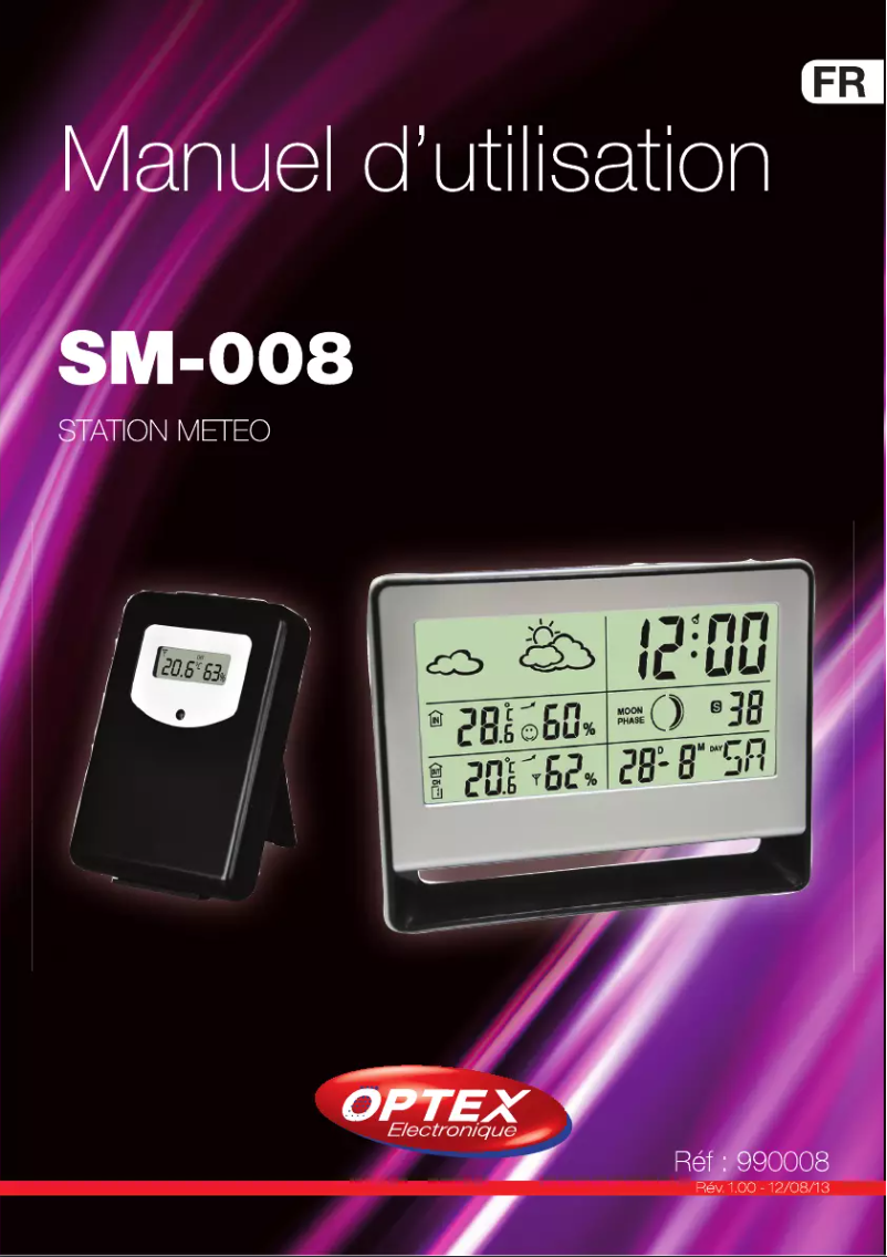 Página 1 del manual Manual de usuario Optex SM-008