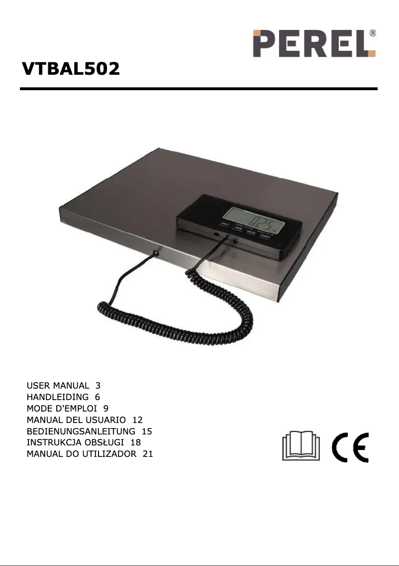 Imagen de la primera página del manual del dispositivo VTBAL502