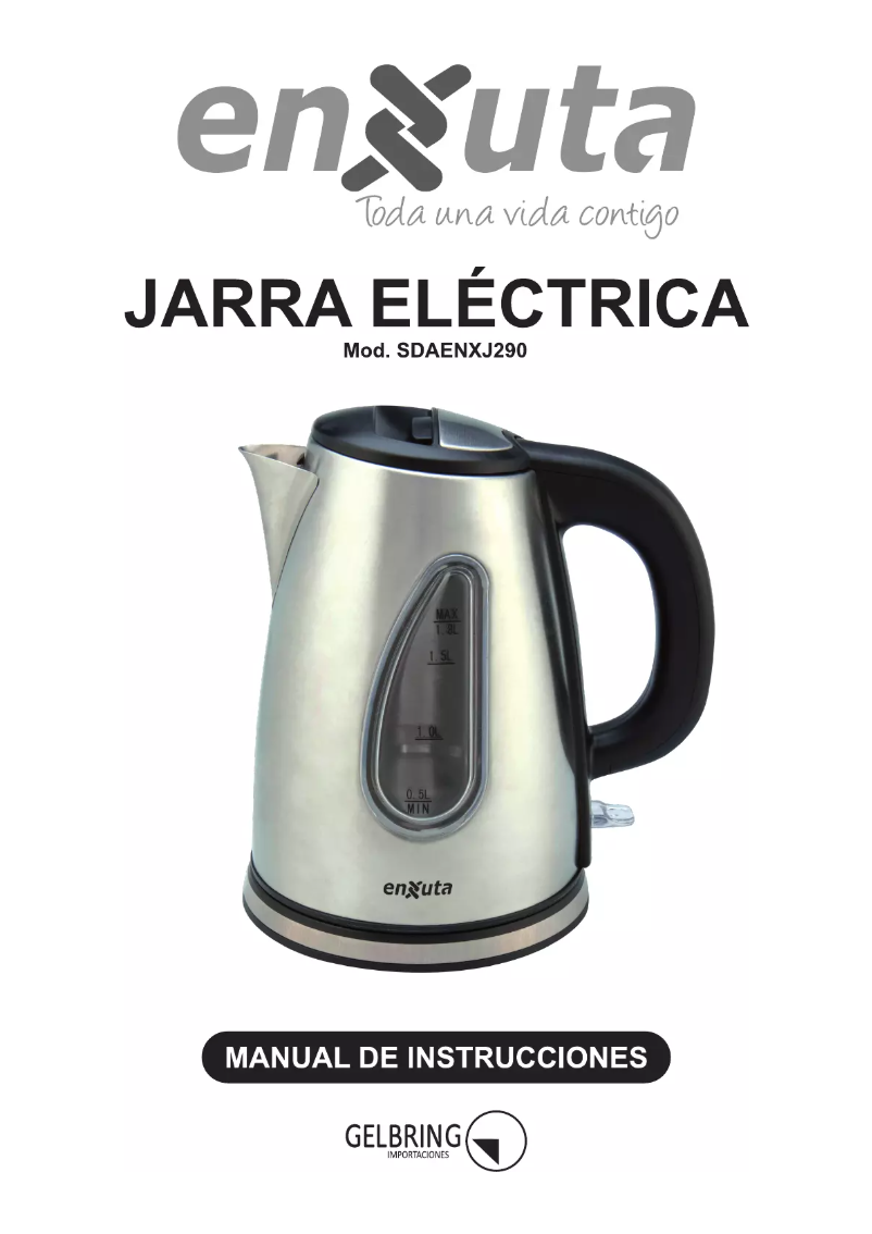 Imagen de la primera página del manual del dispositivo SDAENXJ290