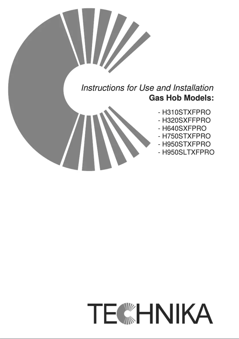 Imagen de la primera página del manual del dispositivo H950STXFPRO