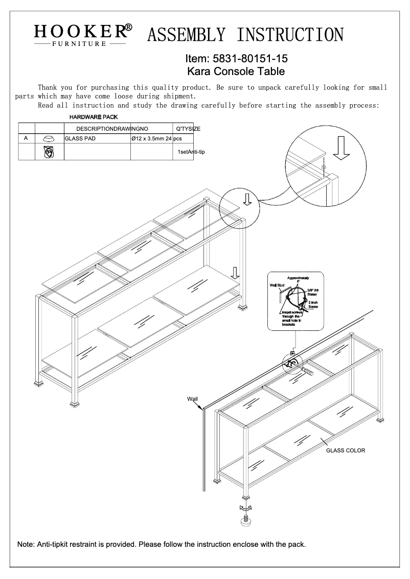 Página nº 1 - Manual de usuario Hooker 5831-80151-15