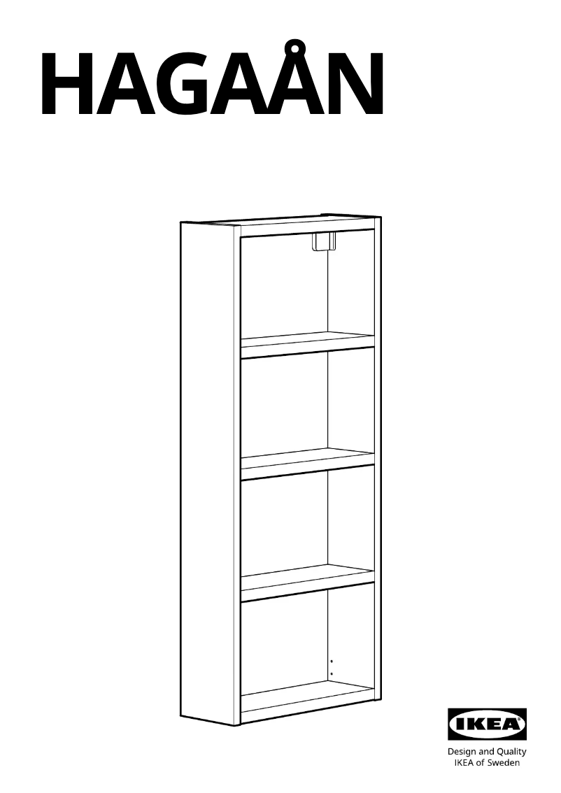 Imagen de la primera página del manual del dispositivo HAGAÅN 005.355.25
