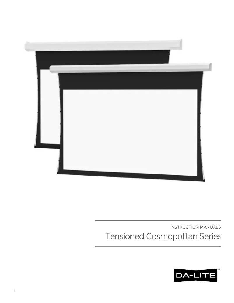 Imagen de la primera página del manual del dispositivo Tensioned Large Cosmopolitan