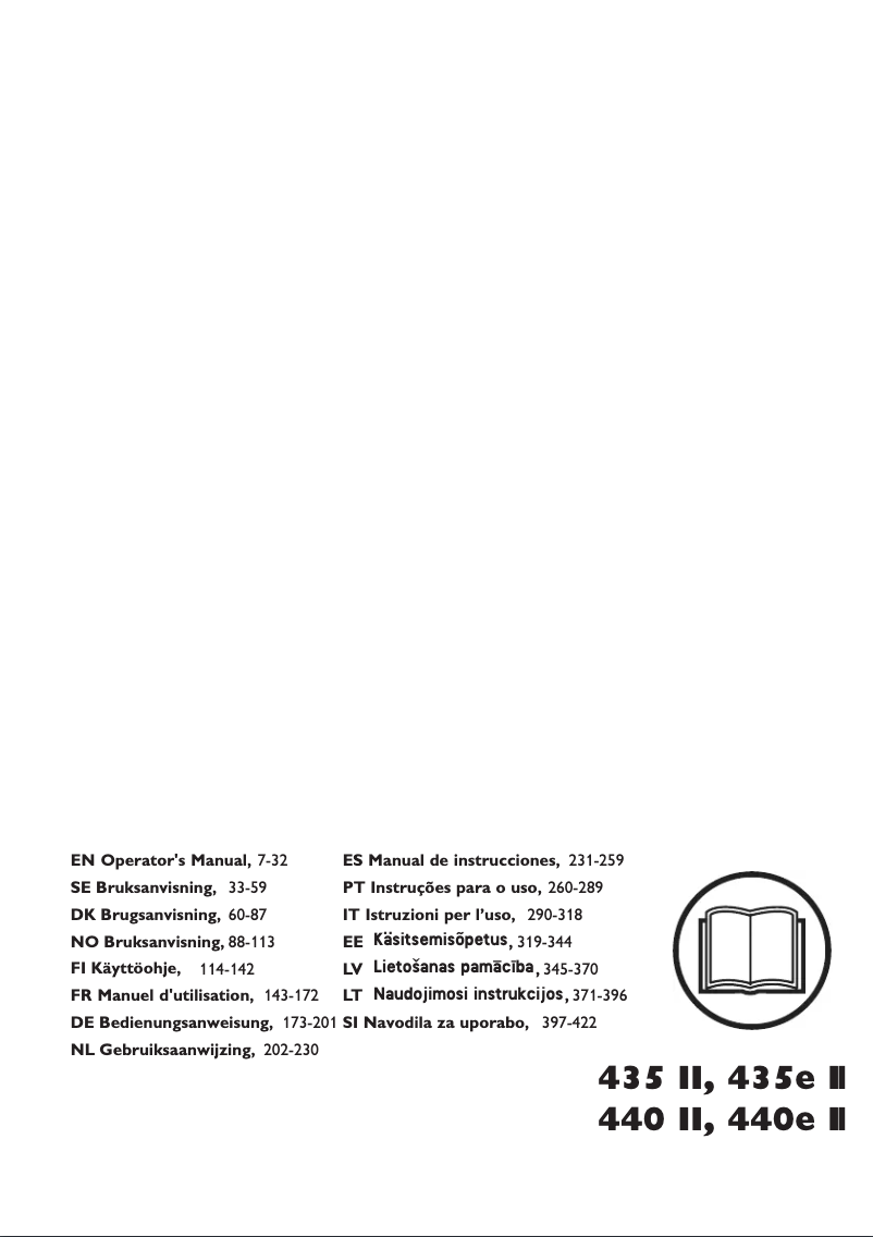 Imagen de la primera página del manual del dispositivo 440 II