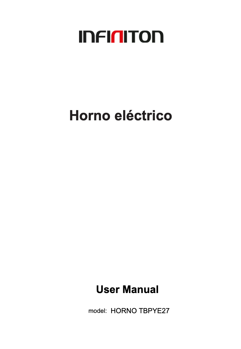 Imagen de la primera página del manual del dispositivo TBPYE27