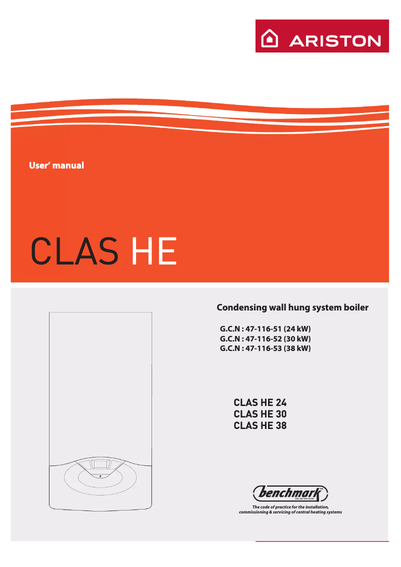 Página 1 del manual Manual de usuario Ariston Thermo CLAS HE 24