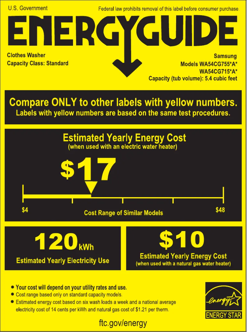 Imagen de la primera página del manual del dispositivo WA54CG7550AV