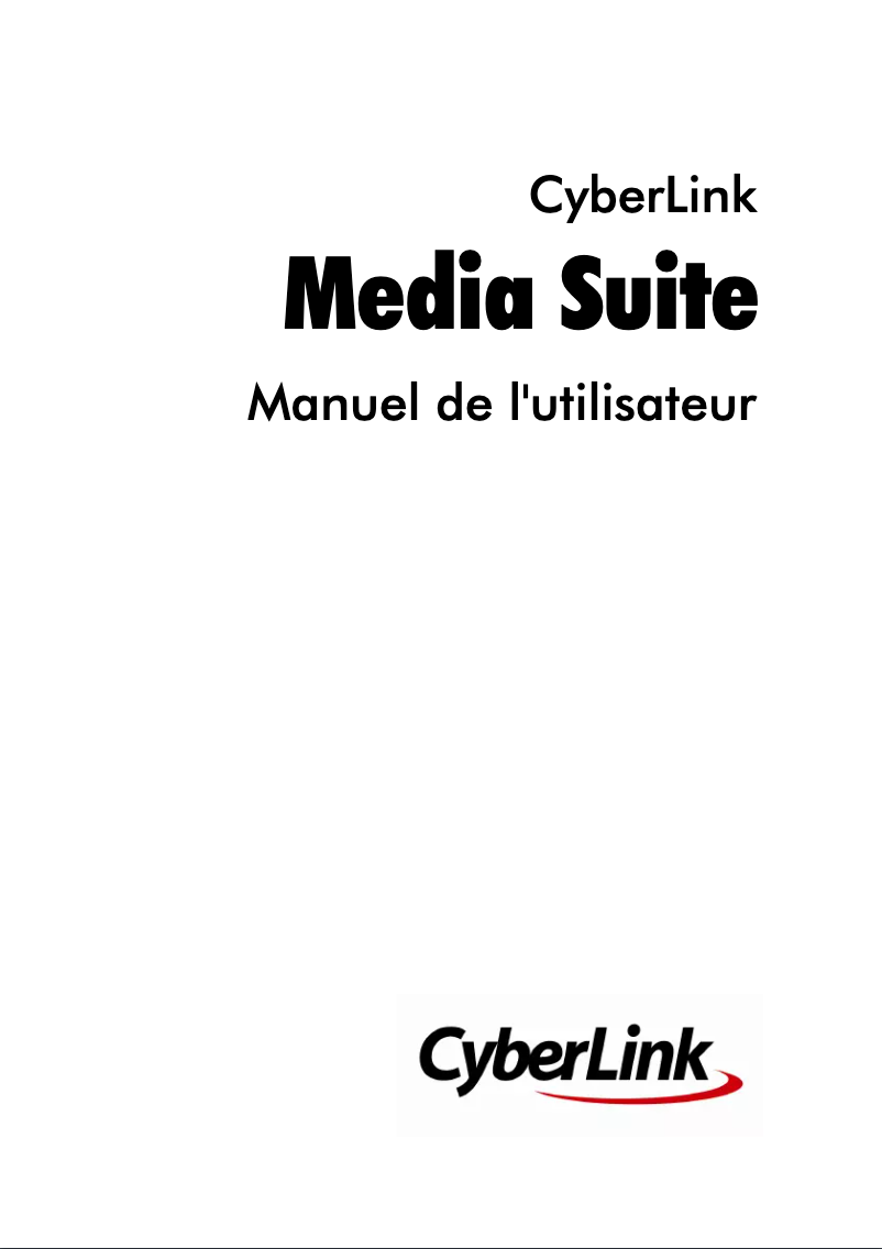Página 1 del manual Manual de usuario Cyberlink Media Suite 11