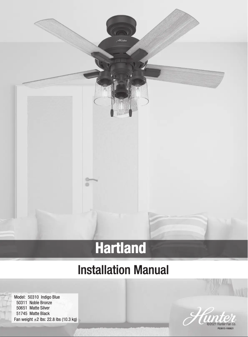 Página nº 1 - Manual de usuario Hunter Hartland