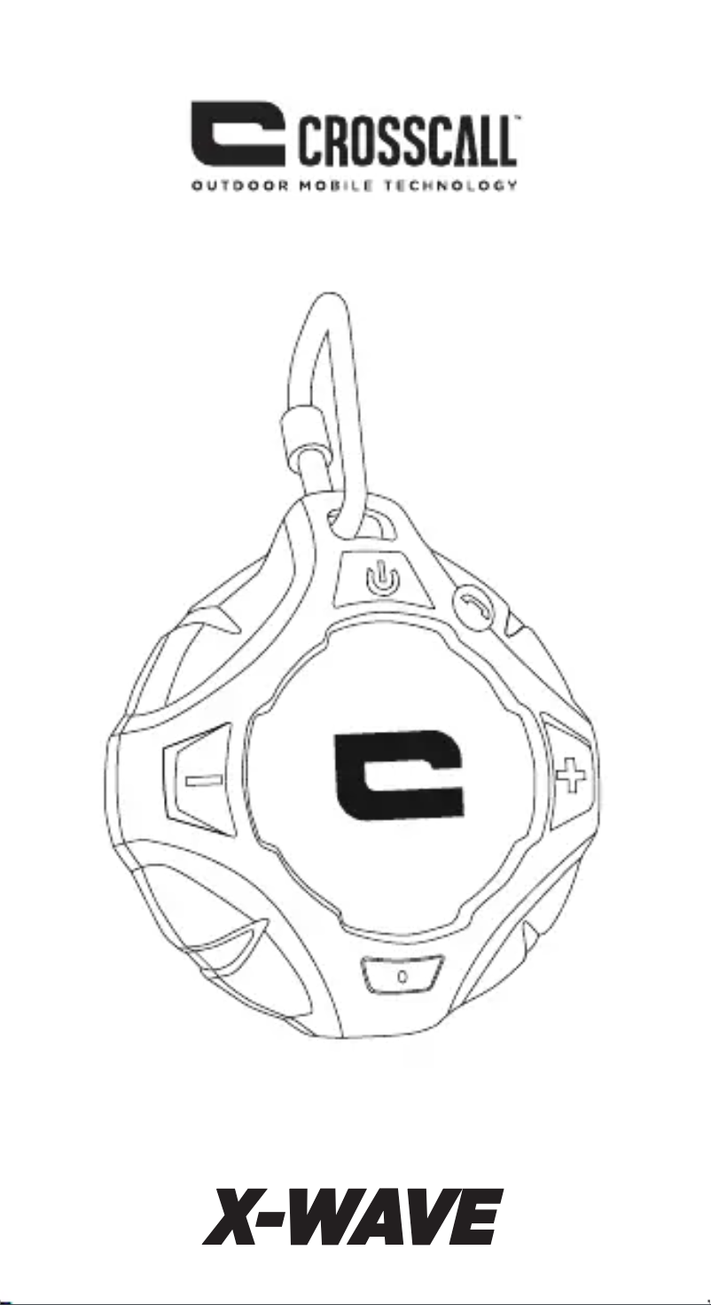 Imagen de la primera página del manual del dispositivo X-WAVE