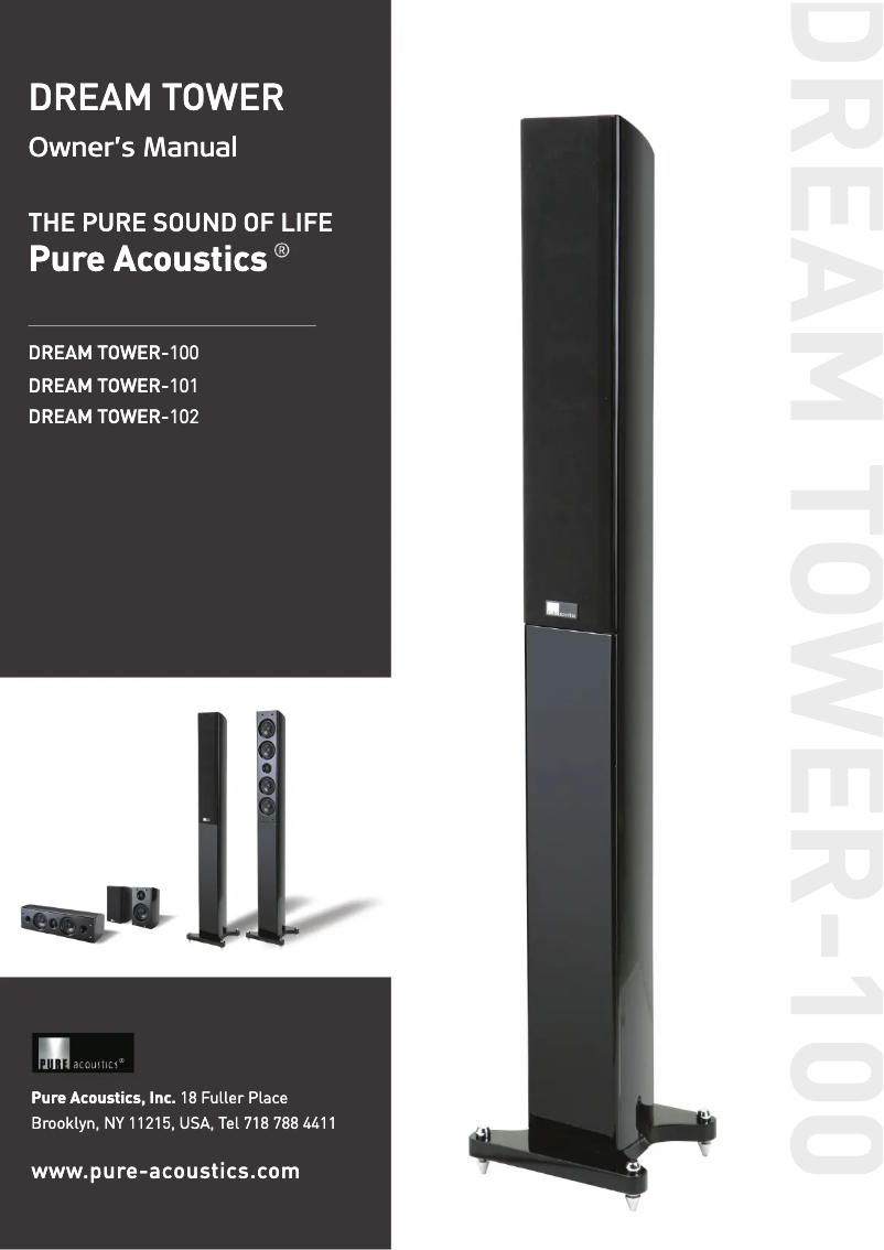 Imagen de la primera página del manual del dispositivo Dream Tower F