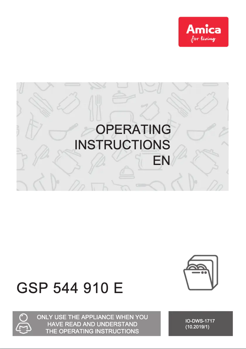 Página nº 1 - Manual de usuario Amica GSP 544 910 E