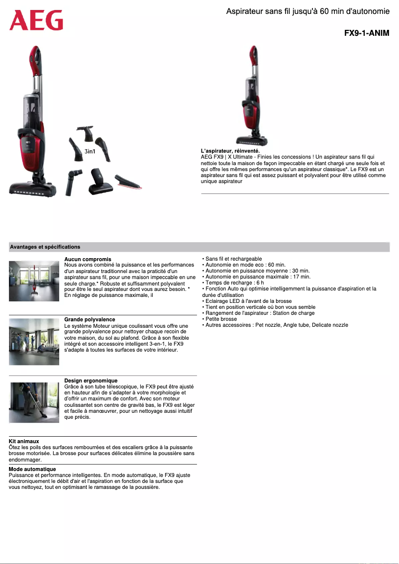 Imagen de la primera página del manual del dispositivo FX9-1-ANIM