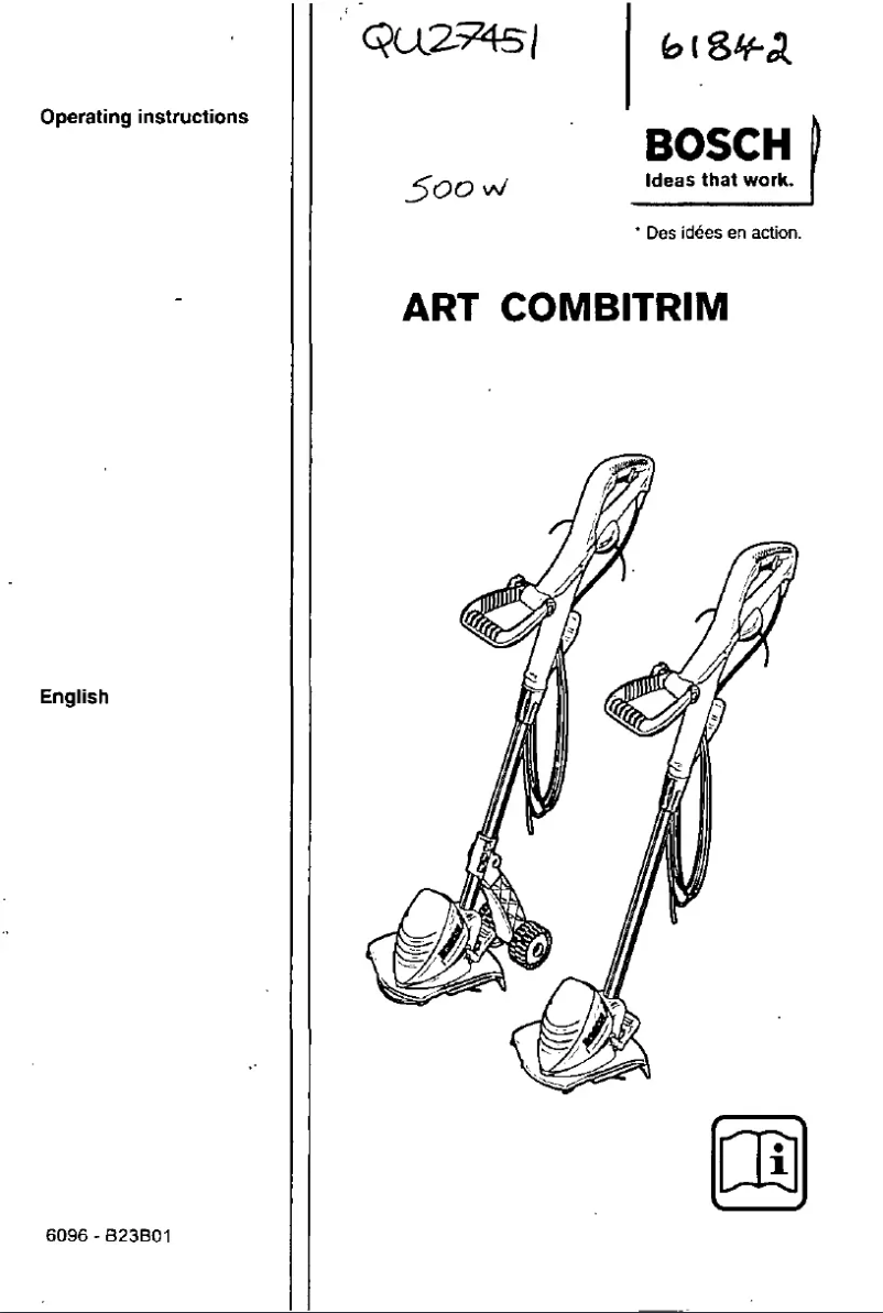 Imagen de la primera página del manual del dispositivo ART 23 Combitrim