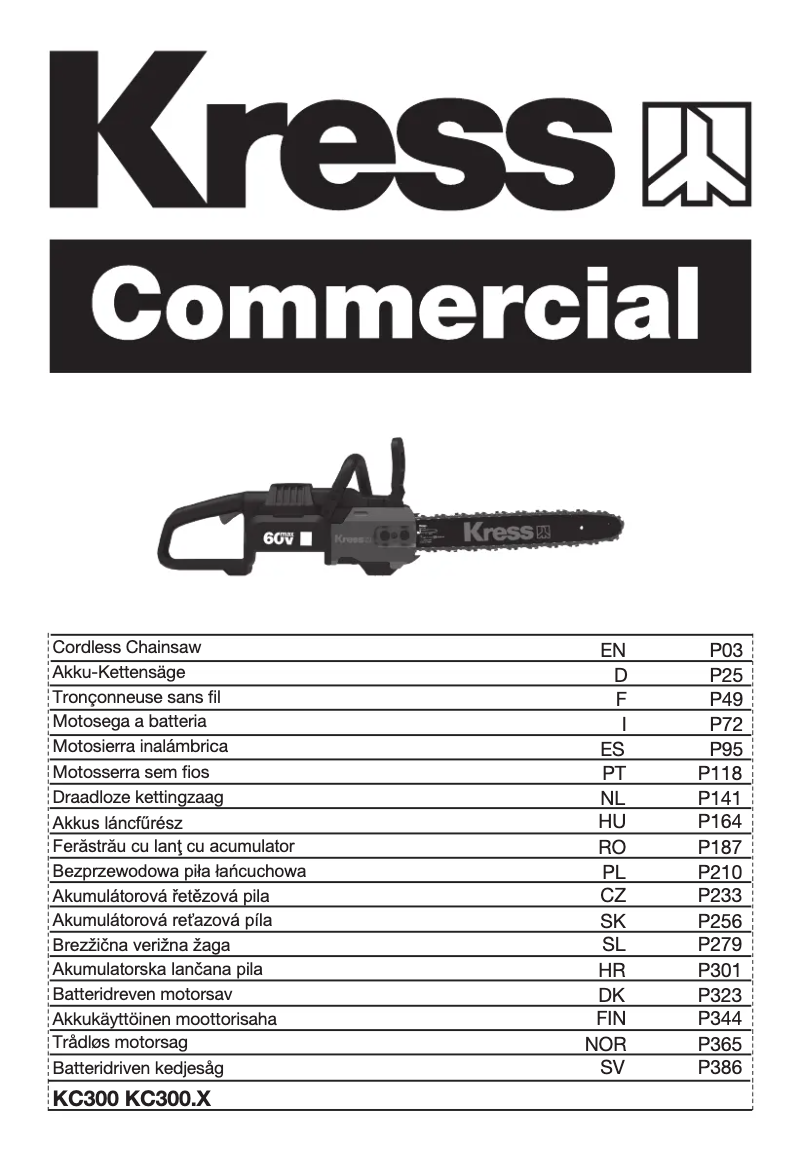 Página nº 1 - Manual de usuario Kress KC300.9