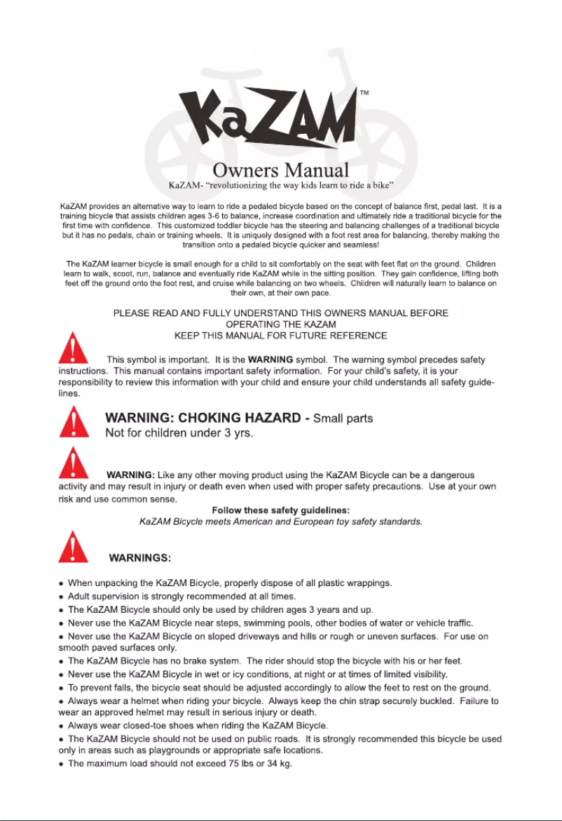 Imagen de la primera página del manual del dispositivo Classic