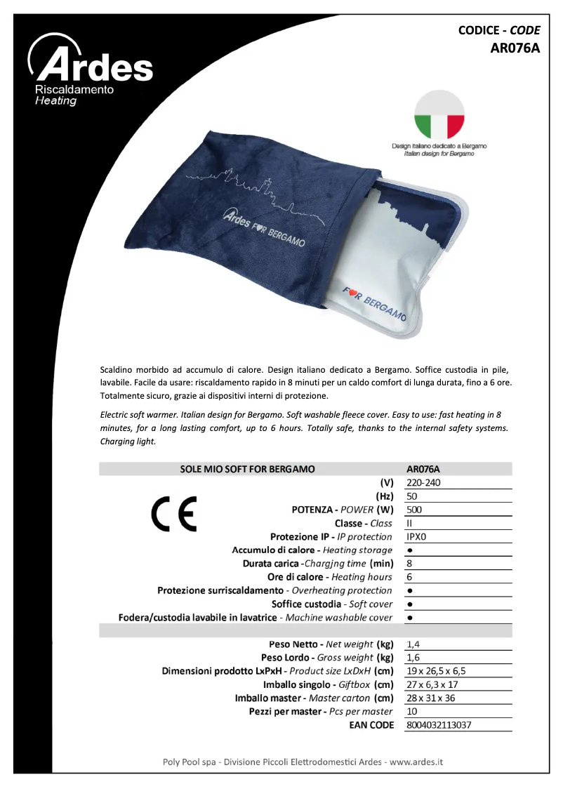 Página nº 1 - Ficha técnica Ardes AR076A