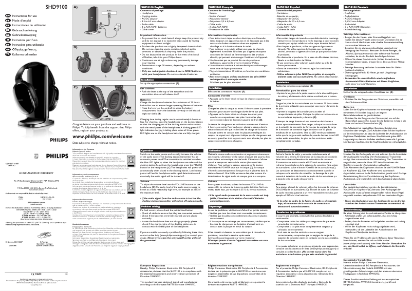 Página 1 del manual Manual de usuario Philips Cineos SHD9100