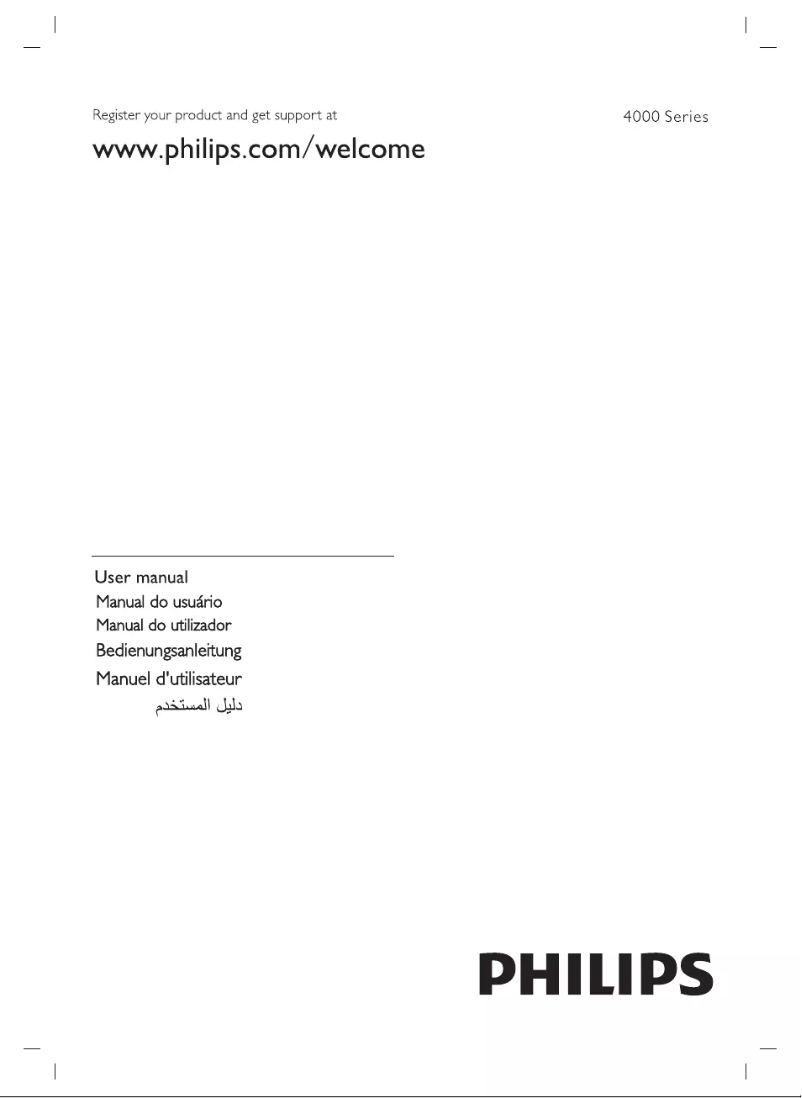Página 1 del manual Manual de usuario Philips 4000 series 50PFT4002