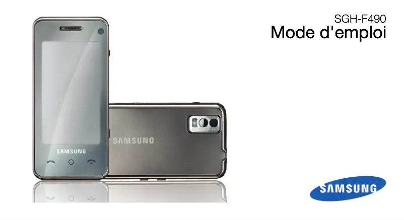 Página 1 del manual Manual de usuario Samsung SGH-F490V