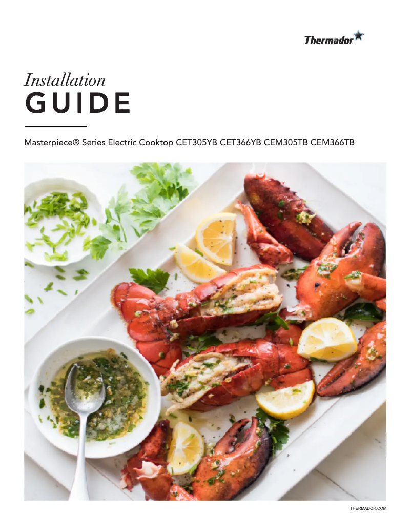 Imagen de la primera página del manual del dispositivo CET305YB