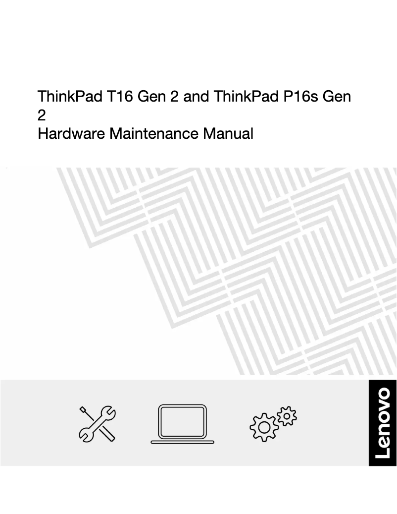 Imagen de la primera página del manual del dispositivo ThinkPad T16 G2