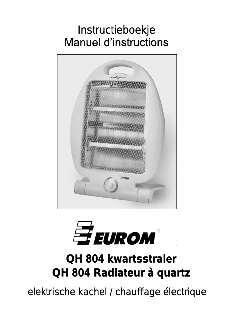 Imagen de la primera página del manual del dispositivo QH804