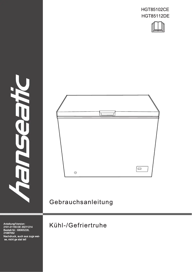 Imagen de la primera página del manual del dispositivo HGT85102CE
