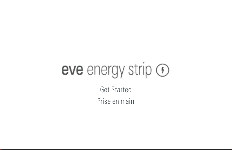 Página 1 del manual Guía de inicio rápido EVE Energy Strip