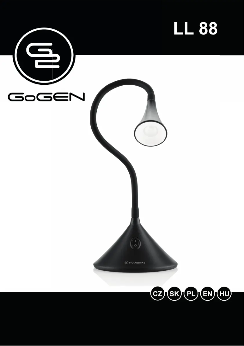 Página 1 del manual Manual de usuario GoGen LL88