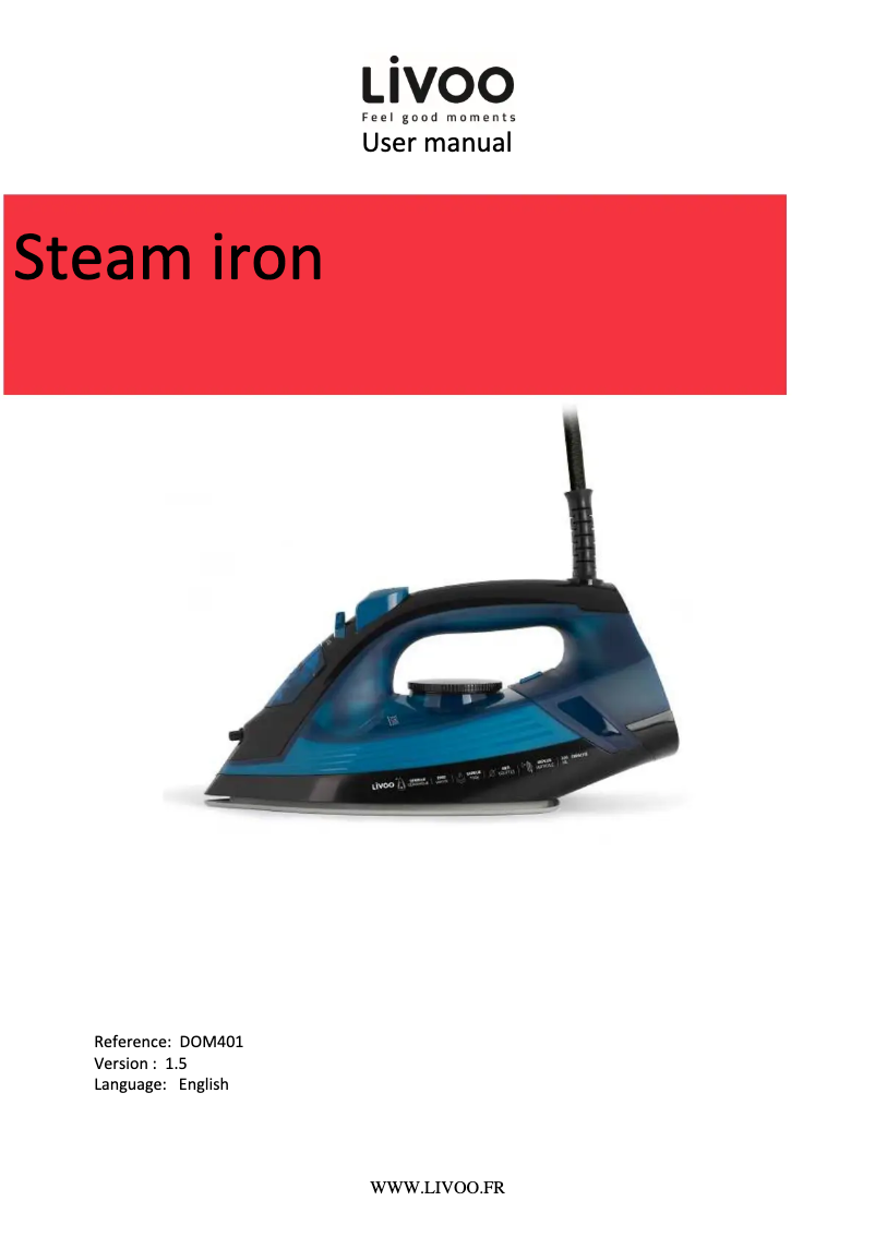 Página 1 del manual Manual de usuario Livoo DOM401