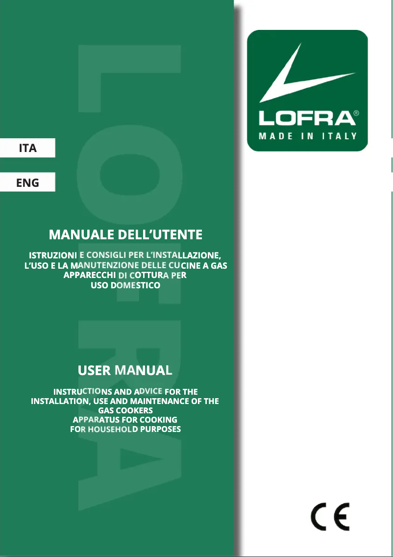 Página 1 del manual Manual de usuario Lofra RSD156MFT+MFT/AEOV