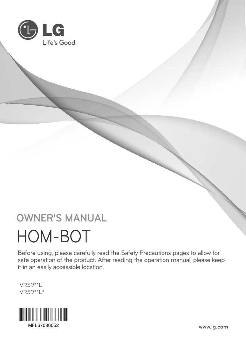 Página 1 del manual Manual de usuario LG VR5943L