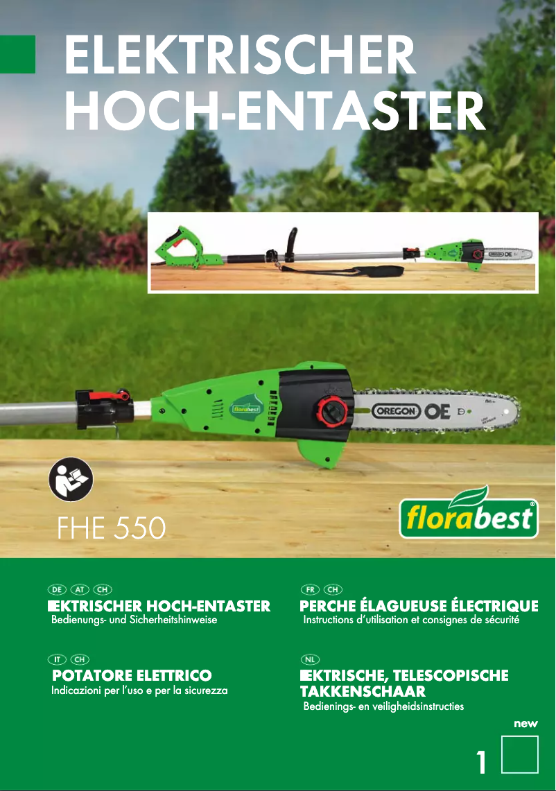 Página 1 del manual Manual de usuario Florabest  FHE 550