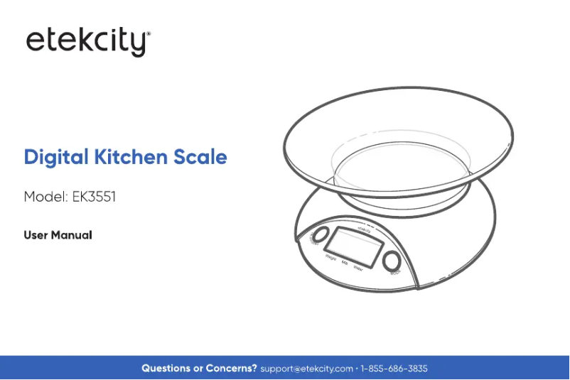 Página nº 1 - Manual de usuario Etekcity EK5250