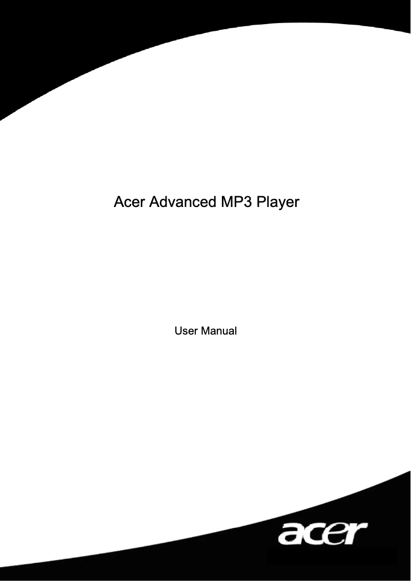 Página nº 1 - Manual de usuario Acer Advanced