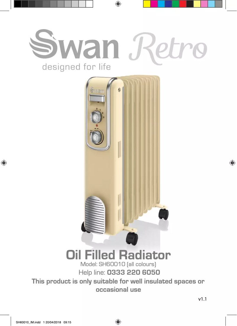 Imagen de la primera página del manual del dispositivo SH60010PN