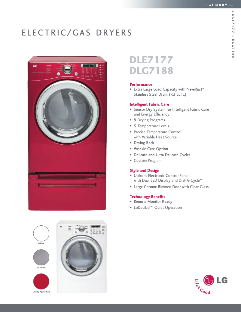 Página 1 del manual Ficha técnica LG TD-V10159EM