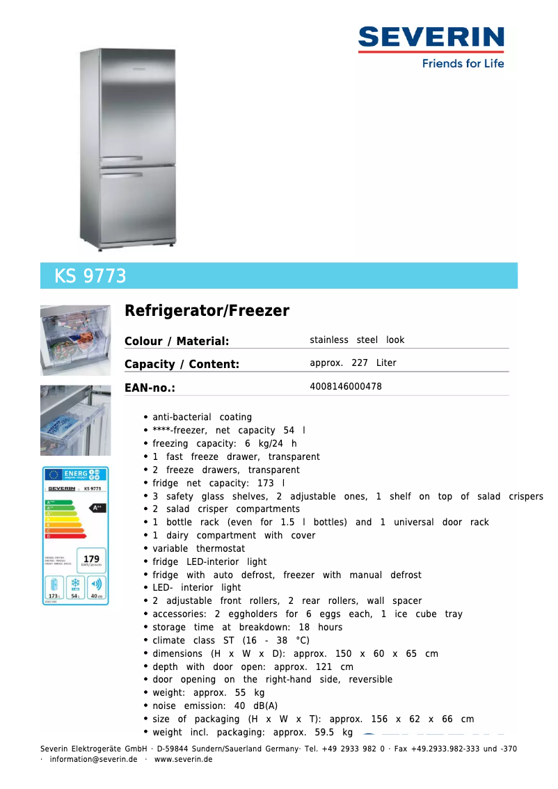 Imagen de la primera página del manual del dispositivo KS 9773