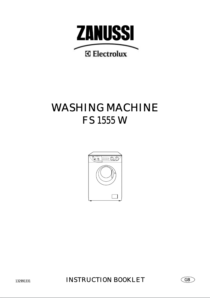 Página 1 del manual Manual de usuario Zanussi-Electrolux FS 1555 W