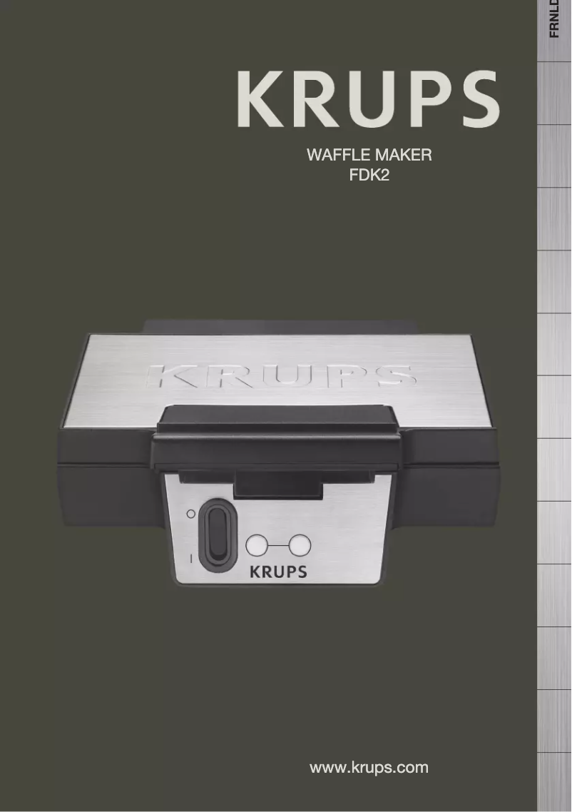 Página nº 1 - Manual de usuario Krups FDK2