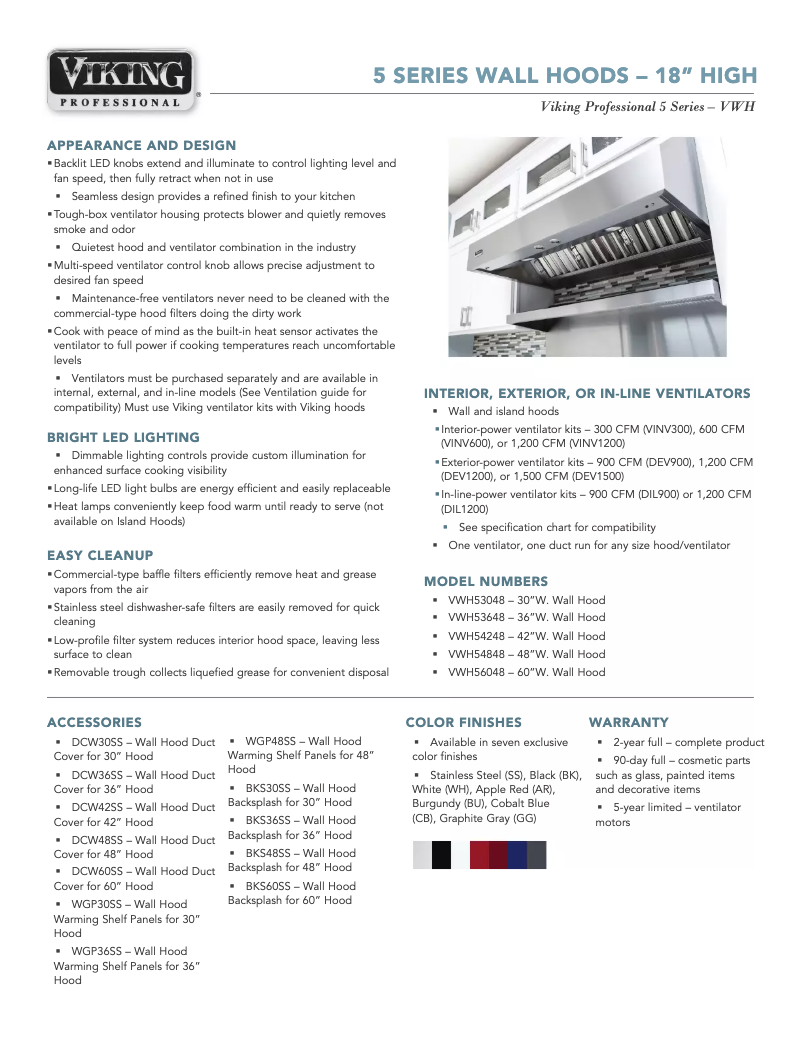 Imagen de la primera página del manual del dispositivo VWH536481GG