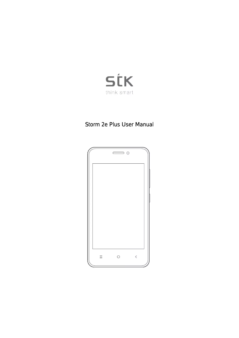 Imagen de la primera página del manual del dispositivo Storm 2e Plus