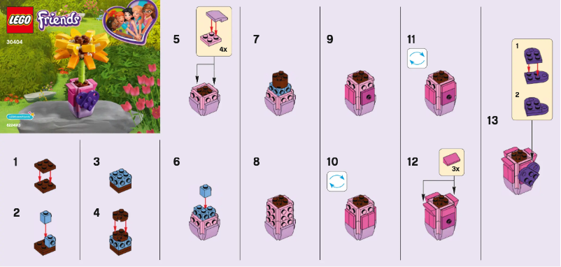 Página 1 del manual Manual de usuario Lego Friends 30404