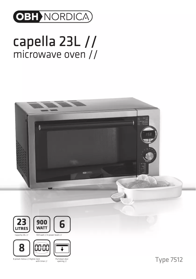 Imagen de la primera página del manual del dispositivo Capella